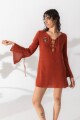 VESTIDO TIRA KNIT Terracota