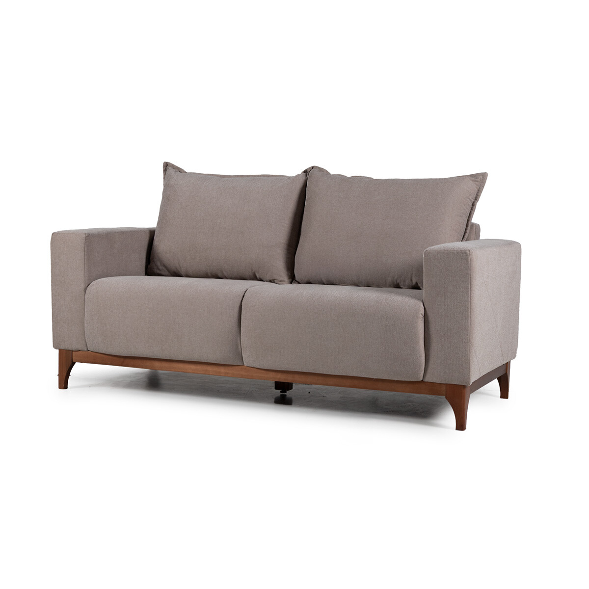 Sofá Oregon - Tela Microfibra - 2 cuerpos - FX4-11 (Tostado) 