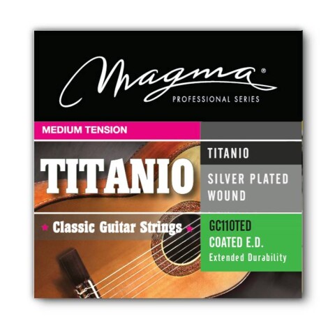 Cuerdas Guitarra Clásica Magma Coated MT Titanium GC110TED Cuerdas Guitarra Clásica Magma Coated MT Titanium GC110TED