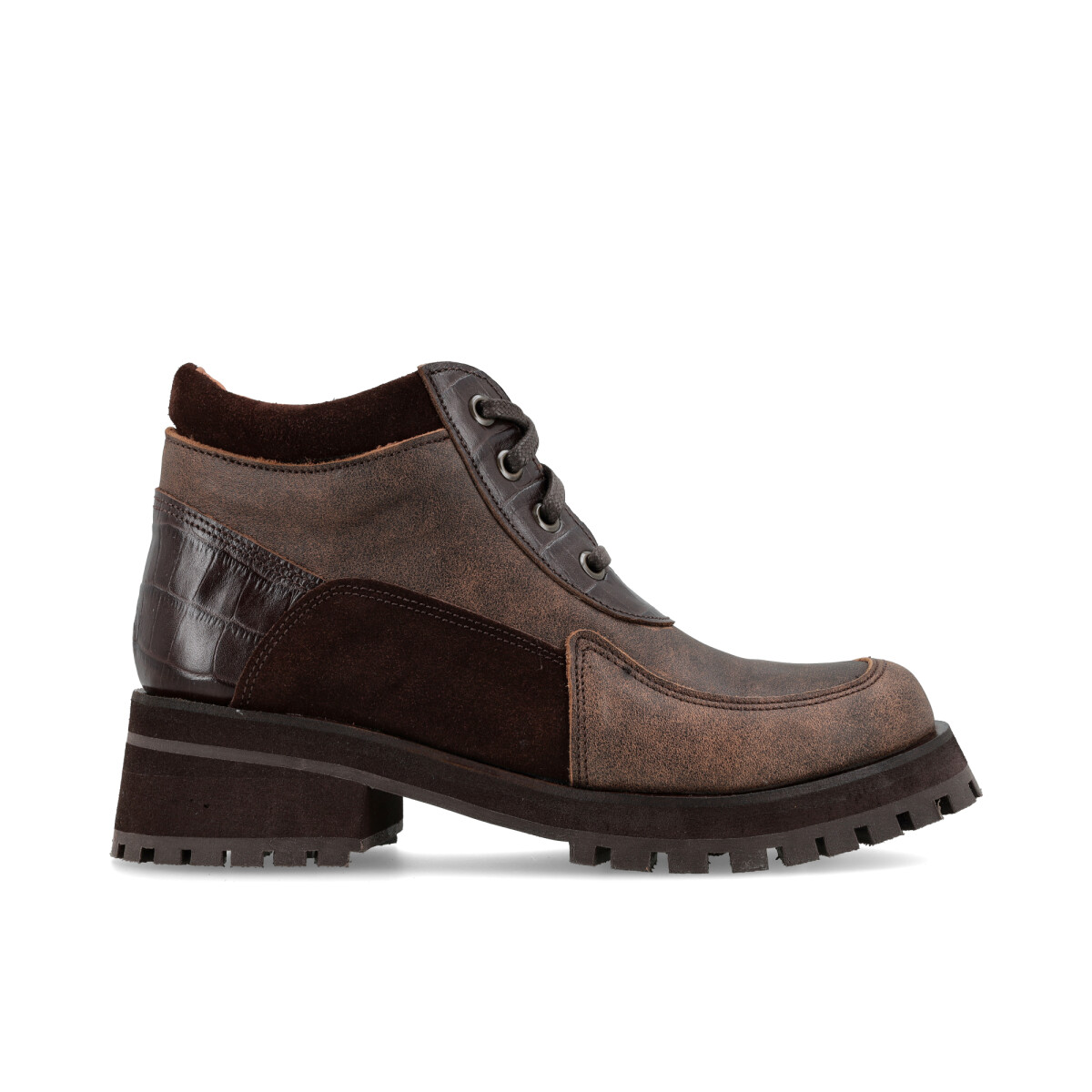 BOTA CUERO - PASPADELLI - MARRON 