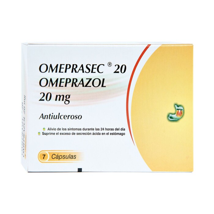 OMEPRASEC 20 CJ X 7 CÁPS. única