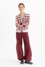 CARDIGAN NANTES Bordo