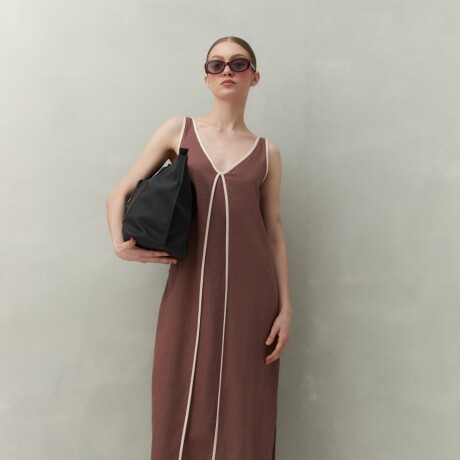 VESTIDO CALEB Chocolate