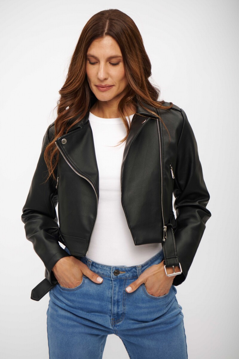 CAMPERA CUERINA DANIRA NEGRO