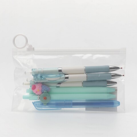 SET DE BOLÍGRAFO NEGRO + BOLÍGRAFO DE GEL NEGRO + RESALTADOR AZUL (6 PIEZAS) SET DE BOLÍGRAFO NEGRO + BOLÍGRAFO DE GEL NEGRO + RESALTADOR AZUL (6 PIEZAS)