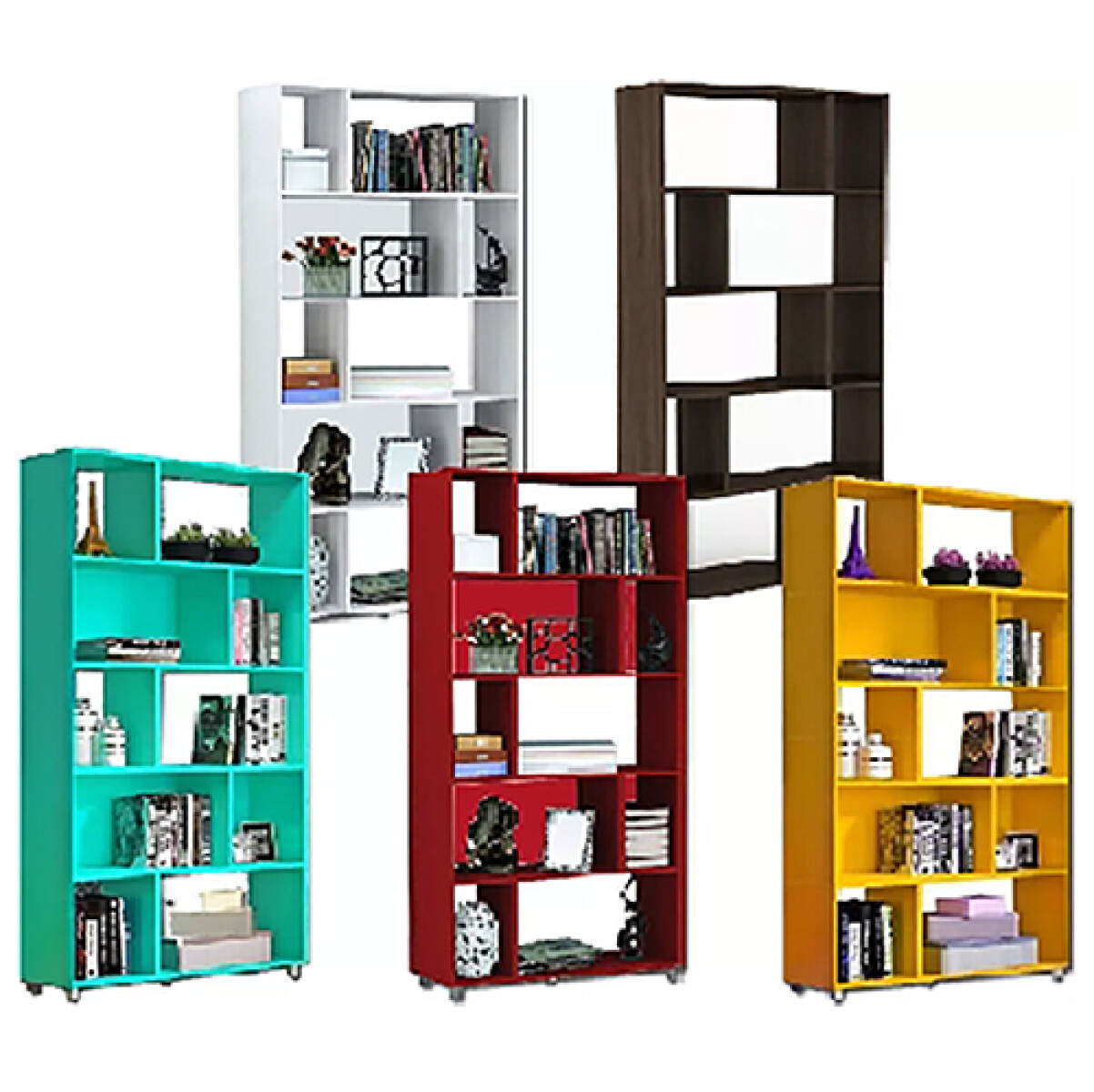 ESTANTERIA MOBILI 0713 -BOOK -varios Colores- - N/A 
