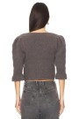 CARDIGAN GEO FLORAL Gris