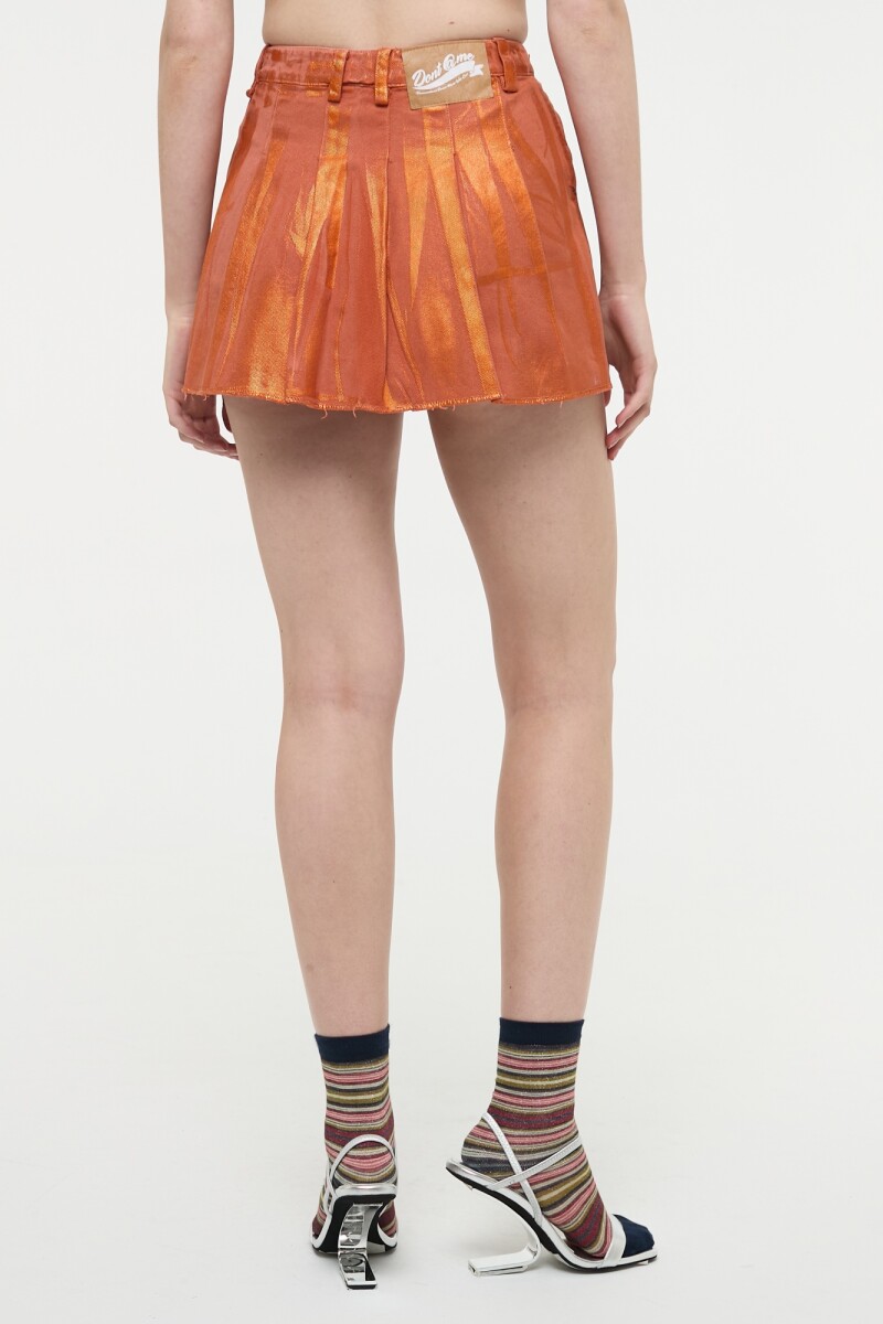 FALDA DENIM Naranja