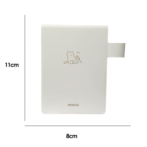 Cuaderno pocket blanco