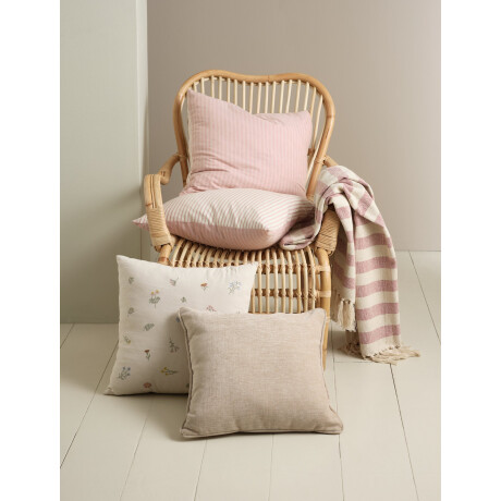 Almohadón AGERTIDSEL 45x45 flor beige Beige