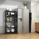 Estanteria Plegable Metalica 5 Estantes Con Ruedas Rack Estanteria Plegable Metalica 5 Estantes Con Ruedas Rack