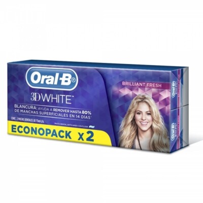 Pasta Dental Oral-B 3D White Brilliant X2 Pasta Dental Oral-B 3D White Brilliant X2