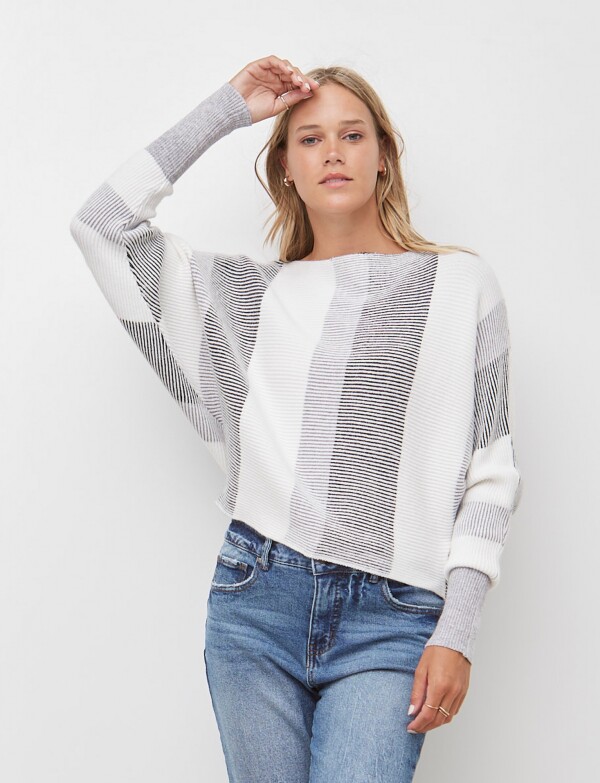 Buzo Lineas BLANCO/MULTI