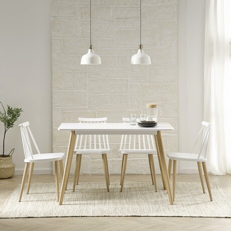 Mesa Eames Rectangular Blanca Patas Calidad Precio Blanco