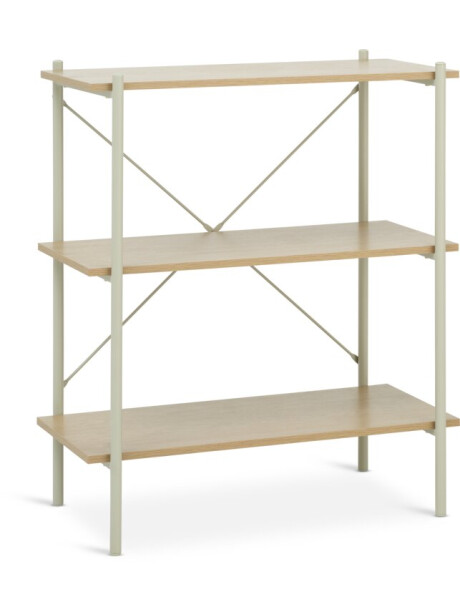Estantería VANDBORG 3 estantes roble/beige Estantería VANDBORG 3 estantes roble/beige