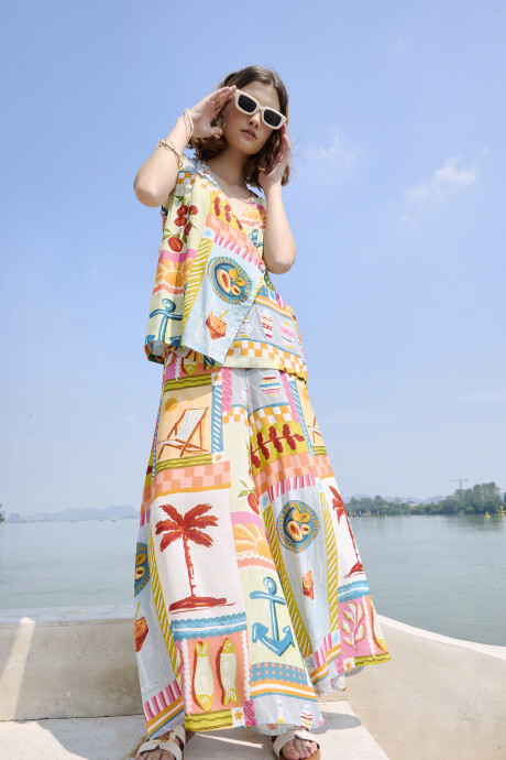 Pantalon Arvoni Estampado 1
