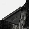 Cartera al hombro The Shopping En Cuero Grabado Snake Negro