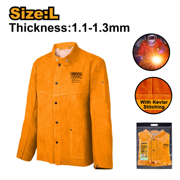CAMISA CHAQUETA PROTECCIÓN SOLDADOR HGV0303 INGCO CAMISA CHAQUETA PROTECCIÓN SOLDADOR HGV0303 INGCO