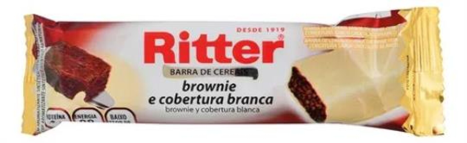 NAT-CEREAL BARRITA RITTER BROWNIE Y COB.BLANCA 