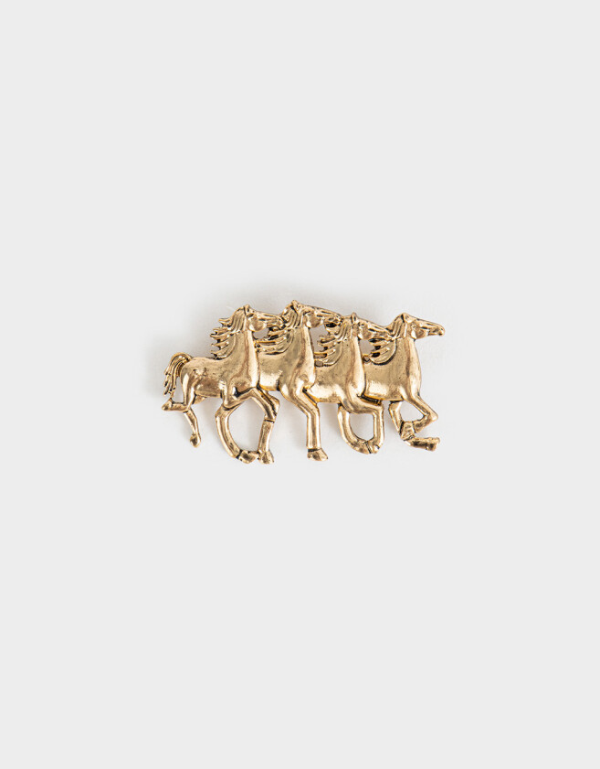 Prendedor Metal Prendedores Y Pins - Dorado