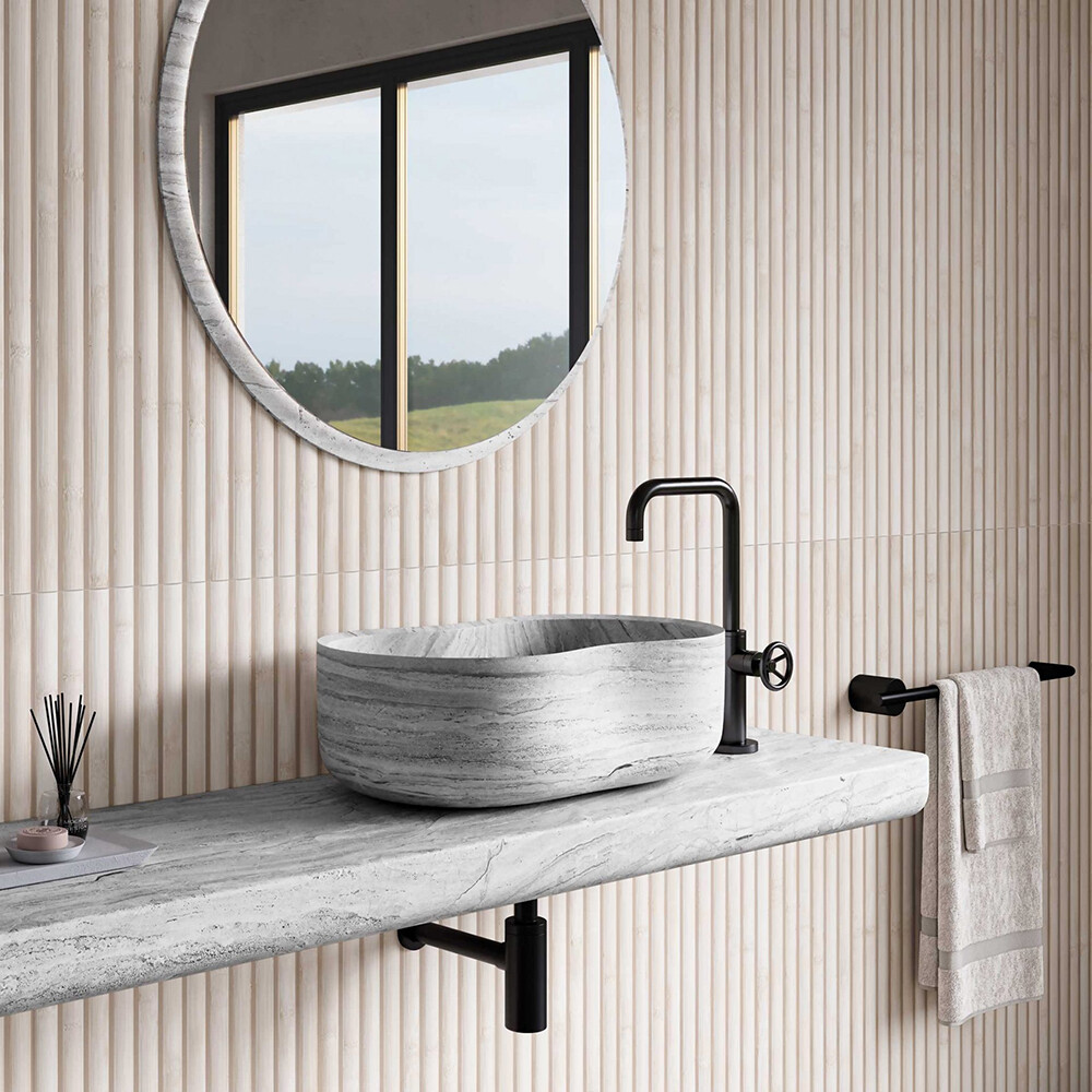 PORCELANATO BAMBOO WHITE "A" 41X121 CM Porcelanato Bamboo White "a" 41x121 Cm