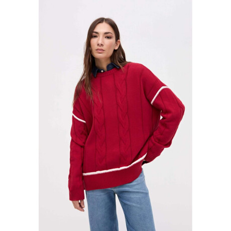 Buzo punto Rali Tomate