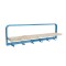 Estante de madera y metal con ganchos CELESTE