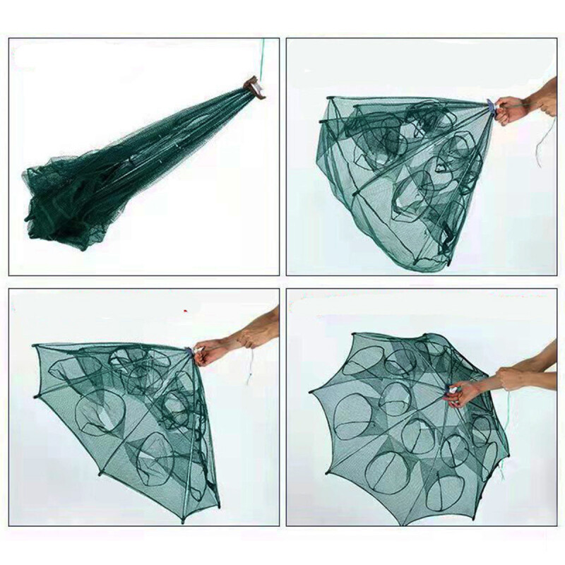 Trampa para mojarras de 6 bocas VERDE