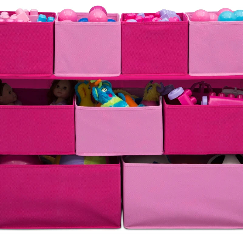 Organizador Infantil 9 Contenedores Rosado y Fucsia Organizador Infantil 9 Contenedores Rosado y Fucsia