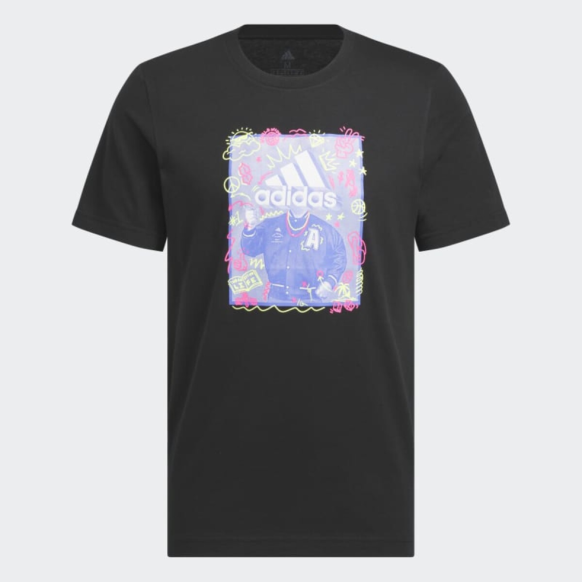 Remera Adidas Doodle - Negro 