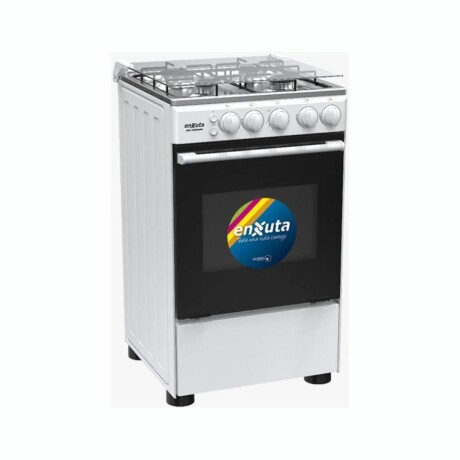 COCINA ENXUTA CENX9504 Cocina ENXUTA CENX9504W A Gas Cuatro Hornallas Tapa De Vidrio