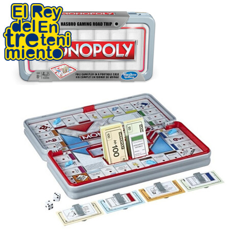 Juego De Mesa Monopoly Hasbro Road Trip Valija Hasbro Juego De Mesa Monopoly Hasbro Road Trip Valija Hasbro