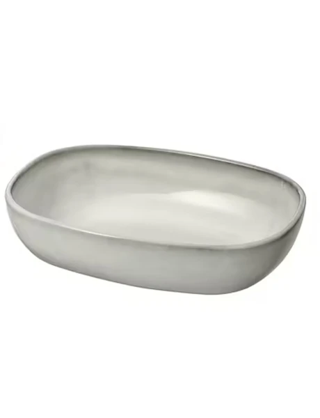 ASADERA CERAMICA 31x23x7CM ORGANIC GRIS ASADERA CERAMICA 31x23x7CM ORGANIC GRIS