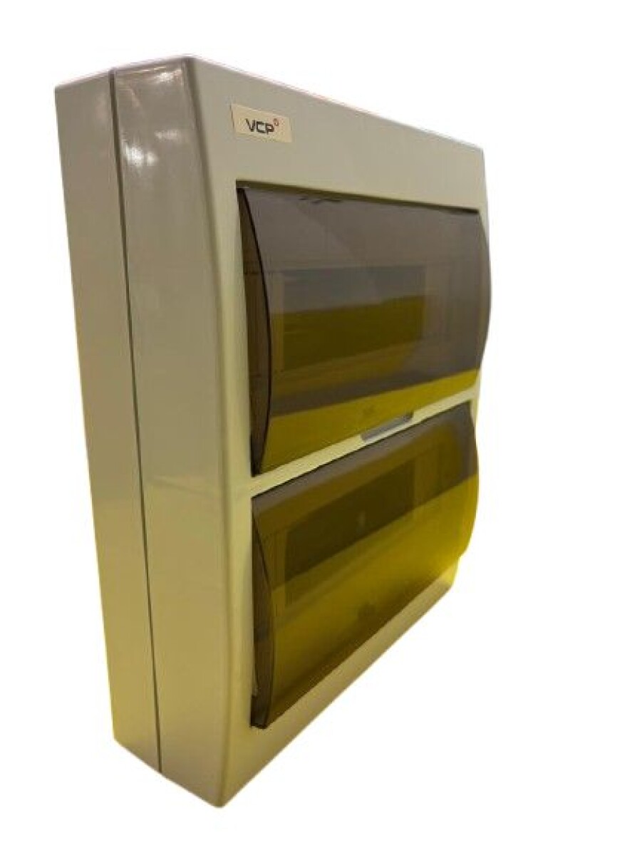 TABLERO ADO. PLAST. 24TM PUERTA TRANSPARENTE 