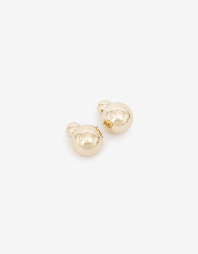 Aros Pasantes Metal Aros Pasantes Meta Bold - Dorado