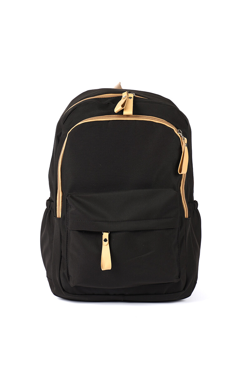 Mochila escolar Lisa - Negro 