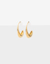 Aros Argollas Metal Aros Argolla De Acero Gota - Dorado