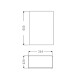 BASURERO DE COLGAR 50L METAL BRILLO GRIS BRUSHED NICKEL GRIS-BRUSHED NICKEL