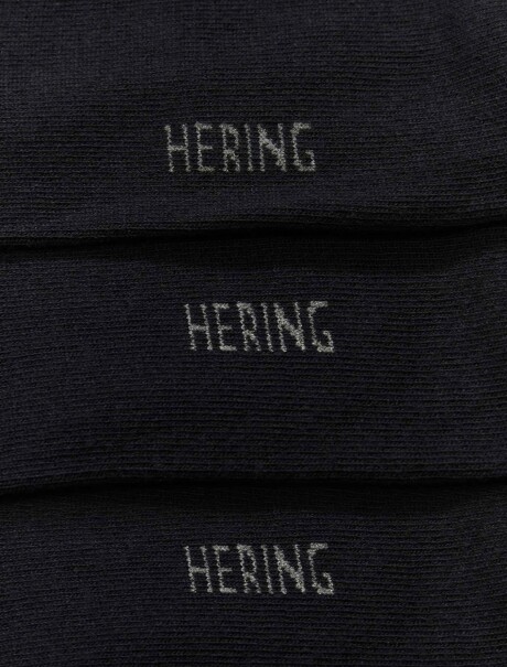 KIT DE 3 PARES DE MEDIAS UNISSEX LARGO MEDIO NEGRO