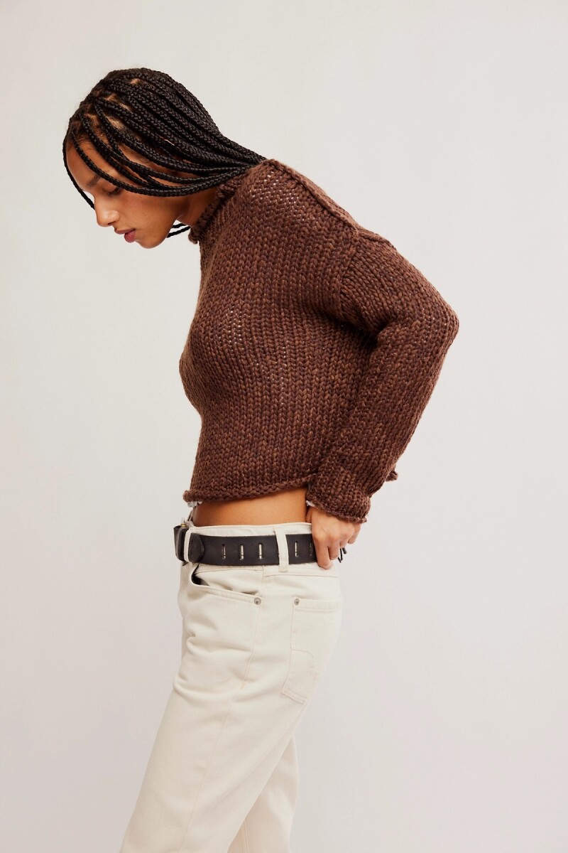 SWEATER OPAL Marron