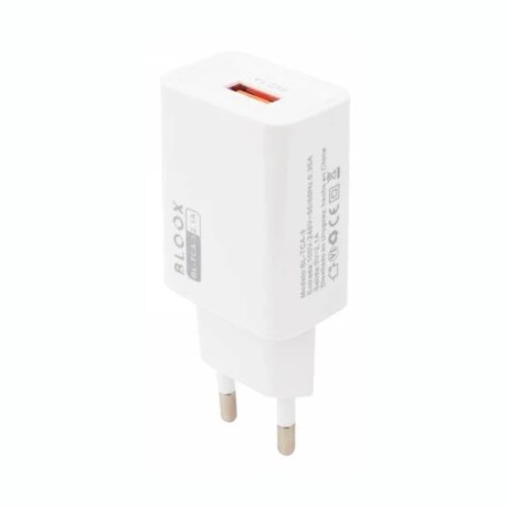 Cargador De Pared BLOOX L3 Con Cable USB A Lightning Cargador De Pared BLOOX L3 Con Cable USB A Lightning