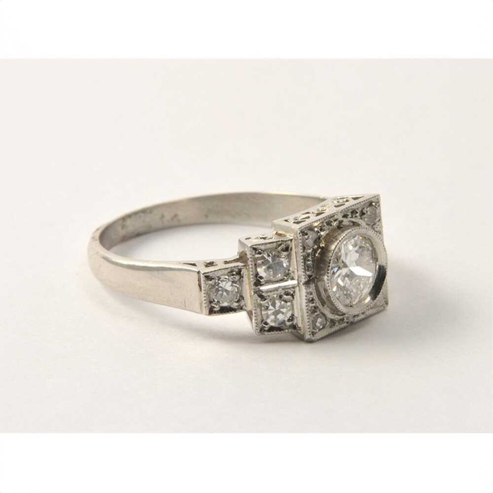 Anillo Platino Y Brillantes Anillo Platino Y Brillantes