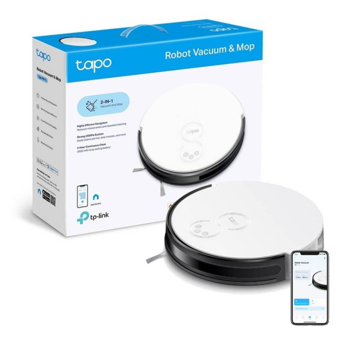 Aspirador y Trapeador Robot TP-LINK RV10 