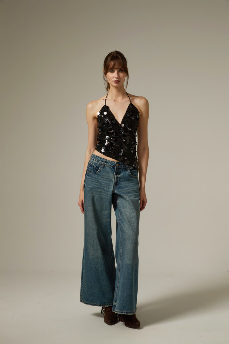 Pantalon Tavrel Azul Grisaceo