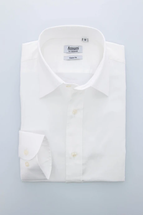 Camisa Annoni Satin Classic Collar Camisa Annoni Satin Classic Collar
