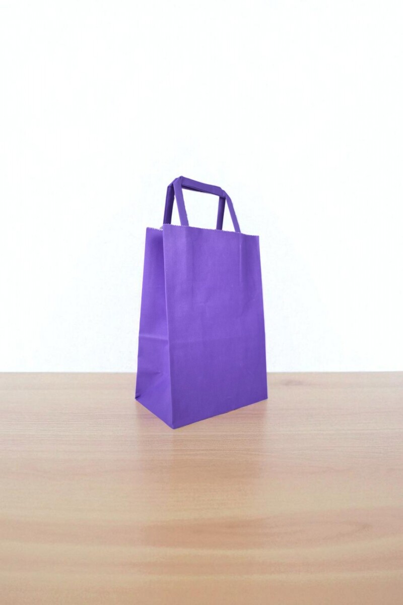 Bolsa lisa acuario 14x08x20 cm - VIOLETA 