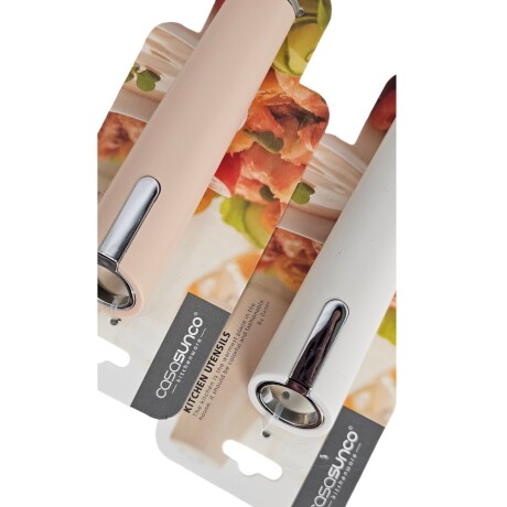 Afilador de cuchillos con mango ergonómico Blanco