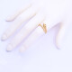 Anillo oro 18k brillantes y rubíes serpiente con punzones. Anillo oro 18k brillantes y rubíes serpiente con punzones.