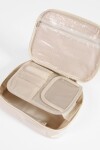 Estuche organizador make up beige