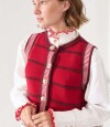 Chaleco Sweet Rojo Y Uva